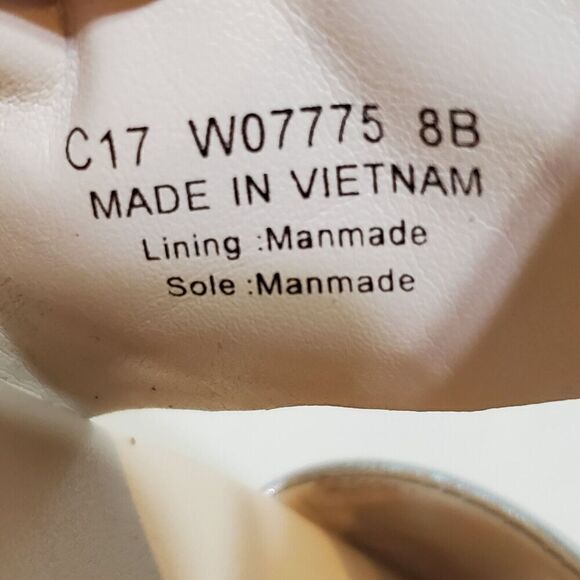 Cole Haan Grand OS Leather slide Strappy Sandals Womens Size 8B W07775 metallic - Picture 6 of 7